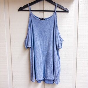 Rock & Republic Cold-Shoulder Blouse